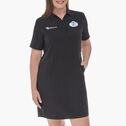Women's Short Sleeve Popover Solid Dress image number null